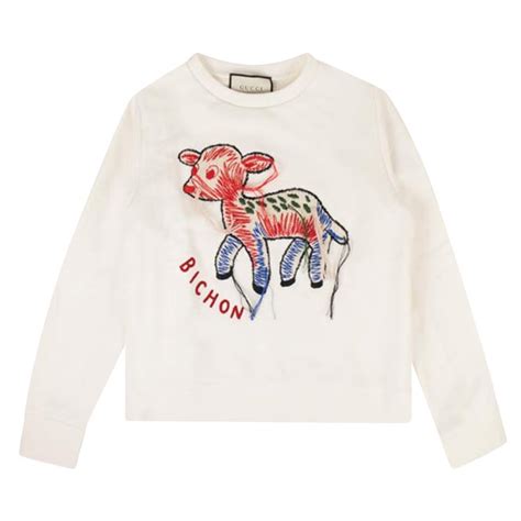 gucci bichon sweatshirt|gucci sweatshirt.